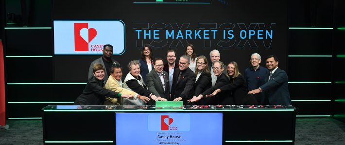 Casey House Hospital Opens the Toronto Stock Exchange Market
